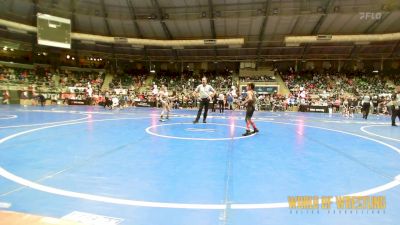 70 lbs Consi Of 32 #2 - Tyson Chuculate, Coweta Tiger Wrestling vs Cael Danielson, Texas Elite