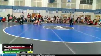90 lbs Placement (4 Team) - Grayson Baumann, Mater Dei vs William Grafton-Hodgetts, Crown Point