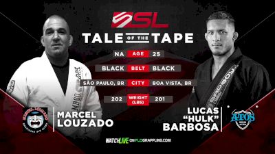 Lucas Barbosa vs Marcel Louzado Five Grappling Super League