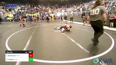 75 lbs Rr Rnd 1 - Callan Robinson, Pawnee Black Bear Wrestling vs Henry Hibdon, Barnsdall Youth Wrestling