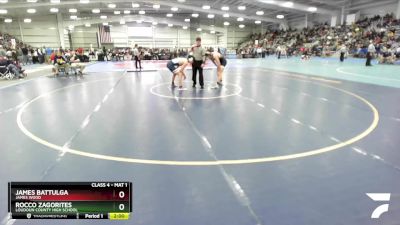 4-150 lbs Quarterfinal - James Battulga, James Wood vs Rocco Zagorites, Loudoun County High School