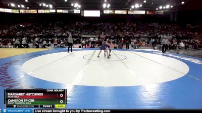 G 100 lbs Cons. Round 2 - Kary Takashige, New Plymouth Girls vs Aly Stewart, Ririe Girls