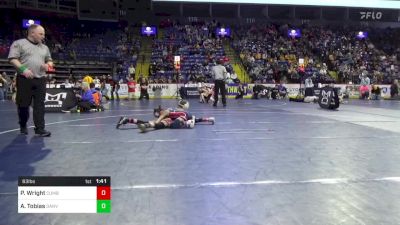 63 lbs Round Of 16 - Paige Wright, Cumberland Valley vs Aylah Tobias, Danville