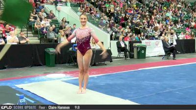 Natalie Brown - Floor, Oklahoma - 2017 Big 12 Championship