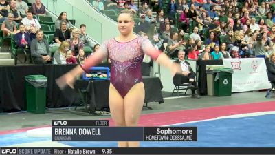 Brenna Dowell - Floor, Oklahoma - 2017 Big 12 Championship