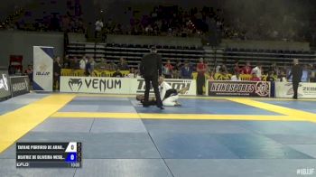 Tayane Porfirio De Araujo vs Beatriz De Oliveira Mesquita IBJJF 2017 Pan Jiu-Jitsu Championship