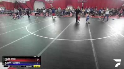 83 lbs Quarterfinal - Miles Aase, MN vs Julian Hanson, IL