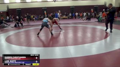 16U-9 lbs Round 1 - Garren Christiansen, Dubuque Wrestling Club vs Luke Bantz, Marshalltown Wrestling Club