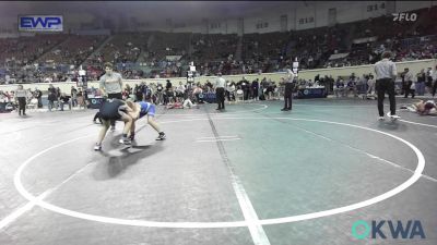 95 lbs Consi Of 4 - Shiann Collom, Pryor Elementary Wrestling vs Emersyn Gillespie, Perkins