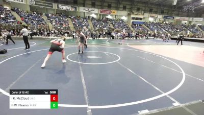 145 lbs Consi Of 16 #2 - Kennan McCloud, Grizzly WC vs William Fleenor, Pueblo West