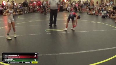 60 lbs Round 3 (6 Team) - Jace Lawrence, Elite Wrestling Black vs Mia Emili, The Hunt WC