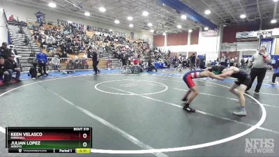 106 lbs Cons. Round 3 - Julian Lopez, Arroyo vs Keen Velasco, Marshall