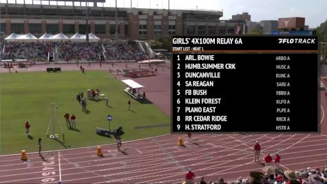 High School Girls' 4x100m Relay Class 6A, Finals 1