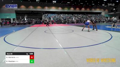 135 lbs Round Of 16 - Afebia Aemere, Lake Stevens Wrestling Club vs Brynn Madden, USA Gold