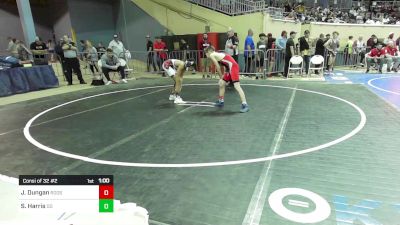 88 lbs Consi Of 32 #2 - Joshua Dungan, Roosevelt Titans vs Stevon Harris, Duncan Demons