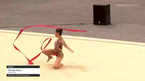 Camiah Kuno - Ribbon, World Elite - 2021 USA Gymnastics Championships