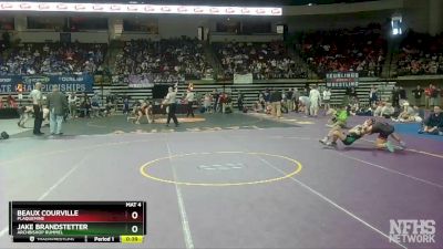 D 2 132 lbs 5th Place Match - Jake Brandstetter, Archbishop Rummel vs Beaux Courville, Plaquemine