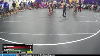 80 lbs Cons. Semi - Kj Carberry, C2X vs Robert Baty, James Island Youth Wrestling C