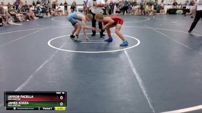 145 lbs Cons. Round 3 - Jaykob Facella, Wellington vs James Kosza, Wellington