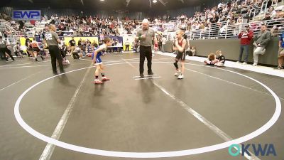 67 lbs Semifinal - Creek Cassity, Barnsdall Youth Wrestling vs Grayson Wolf, Wolfpak Wrestling