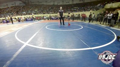 43 lbs Round Of 16 - Miles Sanders, Sallisaw Takedown Club vs Antonio Gonzales, Standfast