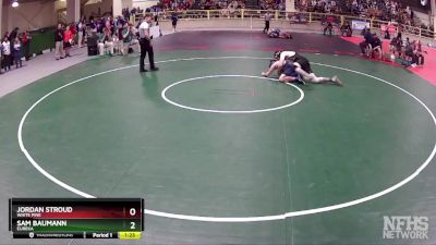 215 lbs Quarterfinal - Sam Baumann, Eureka vs Jordan Stroud, White Pine