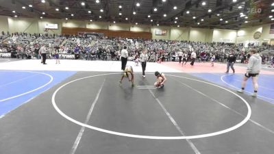 100 lbs Quarterfinal - Wyatt Mendez, Ram WC vs Jaguar Madyun, Bay Area Dragons