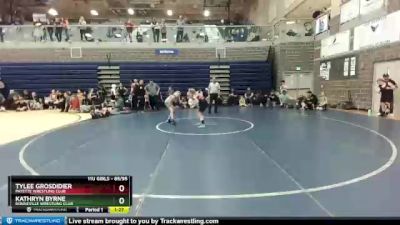 85/95 Round 3 - Tylee Grosdidier, Payette Wrestling Club vs Kathryn Byrne, Bonneville Wrestling Club