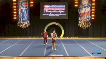 Texas State University -- Ashlyn & Anthony [2017 Partner Stunt - College Finals] USA Collegiate Championships