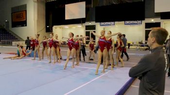 Kicks And Tricks- Team USA's Line Warmup - Training Day 1, 2017 Jesolo Trophy