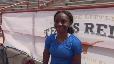 Courtney Okolo admits she's a perfectionist and says she wants to run 49s consistently
