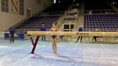 Victoria Nguyen Beam Routine - Training Day 2, 2017 Jesolo Trophy