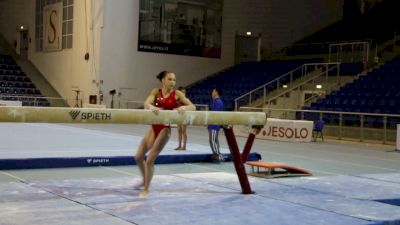 Alyona Shchennikova Beam Routine- Training Day 2, 2017 Jesolo Trophy