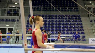 Abby Paulson Bar Routine - Training Day 2, 2017 Jesolo Trophy