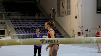 Abby Paulson Beam Routine - Training Day 2, 2017 Jesolo Trophy