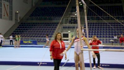 Gabby Perea Bar Routine- Training Day 3, 2017 Jesolo Trophy