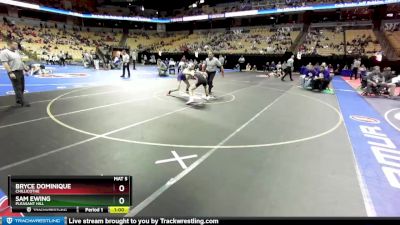 144 Class 2 lbs Cons. Round 2 - Sam Ewing, Pleasant Hill vs Bryce Dominique, Chillicothe