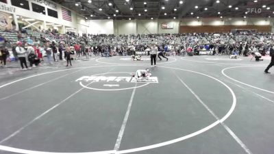 50 lbs Round Of 32 - Kannon Crews, Buckaroo WC vs Jayden Crisman, All-Phase WC