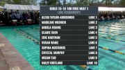 Far Westerns: Girls 15-16 100 Free Final