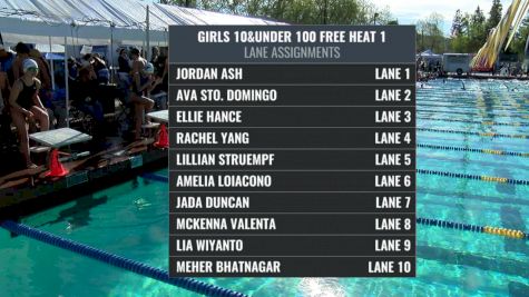Far Westerns: Girls 10&U 100 Free Final