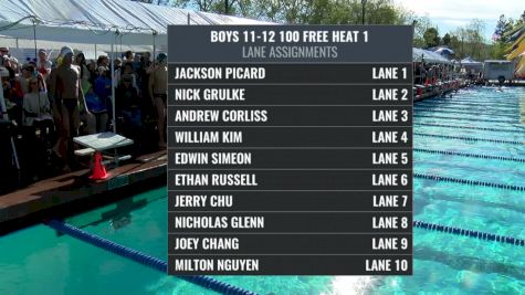 Far Westerns: Boys 11-12 100 Free Final