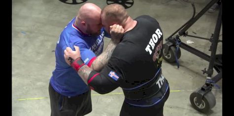 Hafthor 'The Mountain' Bjornsson Axle Presses 206kg