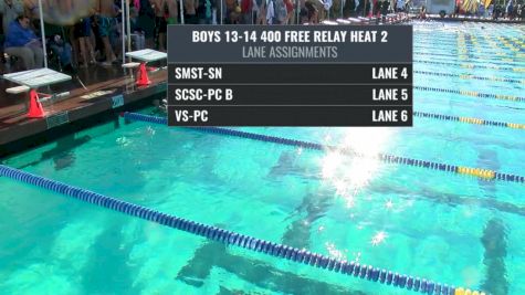 Far Westerns: Boys 13-14 400 Free Relay Heat 2