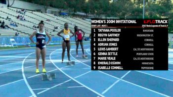 Women's 200m, Heat 1 - Invitational