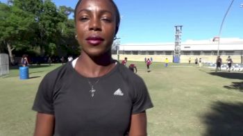 Veronica Campbell-Brown at the 2017 Florida Relays
