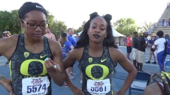 Oregon's 4x4 women after Florida Relays victory