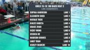 Far Westerns: Girls 17-18 100 Back Final