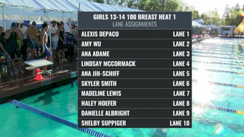 Far Westerns: Girls 13-14 100 Breast Final