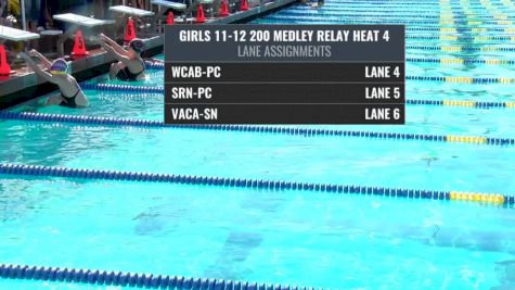 Far Westerns: Girls 11-12 200 Medley Relay Heat 4