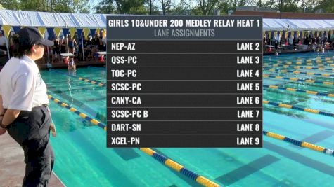 Far Westerns: Girls 10&U 200 Medley Relay Final
